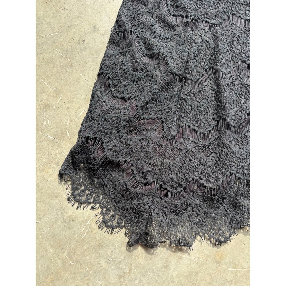 Intimately Free People Black Lace Halter Mini Dress XS NWT Boho Racerback Button - Picture 3 of 6